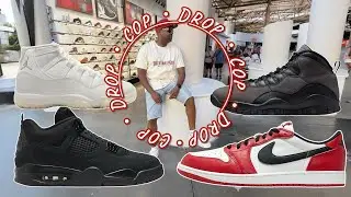 NOV 25' COP OR DROP: JORDAN 1 LOW CHICAGO - JORDAN 4 BLACK CAT - JORDAN 10 SHADOW #kicks #sneakers