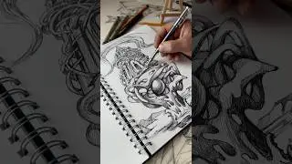 my sketches vs dad&rsquo;s sketches✍🏻 #sketchings #drawing #artstyle #artistdrawing #sketch