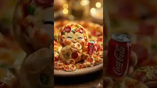 Pizza baby eating pizza || ASMR || Toon Tales
