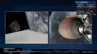 UFO caught on camera during SpaceX CRS-13 flight