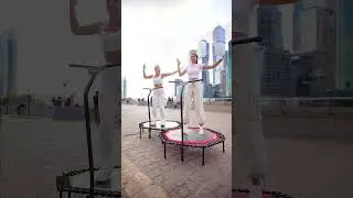 💪Ноги шире, руки выше!  #проджампинг #projumping #джампингфитнеснабатутах