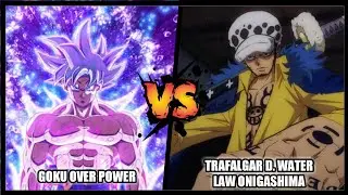 Goku Over Power Vs Trafalgar D  Water Law Onigashima In Jump Force Mugen