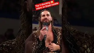Top 3 SHOCKING Returns 😱 on Royal Rumble 2026 #wwe #shortsfeed