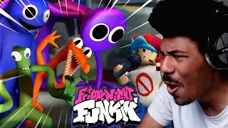 RAINBOW FRIENDS ПОПАЛИ В FNF?!!! | Friday Night Funkin (мод Rainbow Friends)