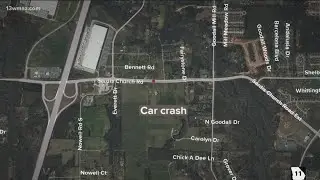 Two men in critical condition after traffic accident on Sardis Church Road in Macon