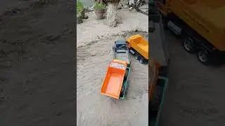 Bridge Block Toys Play Trucks Tractor Dump Truck Excavator Construction Vehicles!
