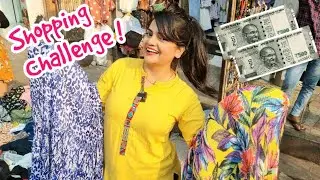 Rs 1000 Shopping Challenge in Bandra | Mumbai Vlog