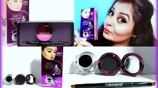 7 HEAVENS  PHOTOGENIC GEL KAJAL AND CAKE EYELINER,REVIEW,SWATCHES,TRY ON