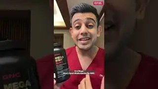 GNC&rsquo;s Mega Men Sport Multivitamins recommended for an athlete's body | Trusted by Dr. Manan Vora
