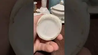 I adore this mini ironstone set we won the bid at an auction 🤍 #ironstone #miniture #antiques