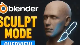 Blender Sculpting Tutorial | Sculpt Mode Overview for Beginners