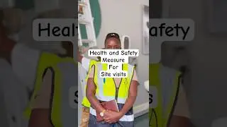 Health and Safety Measures for Site Visits.#construction #sitevisit #healthandsafety #architecture