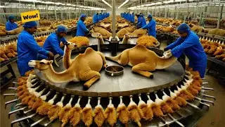 Amazing Video Tech Farms👍🏻Modern Camel Processing Technology Operate At An Insane Level