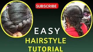 Easy Hairstyles Tutorial Step by Step ! Suitable For Any Party ! 