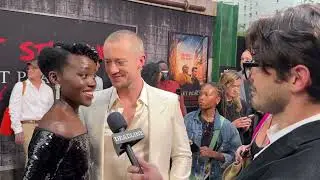 Joseph Quinn & Lupita Nyong'o talk to Scott Shilstone at Deadline about silence