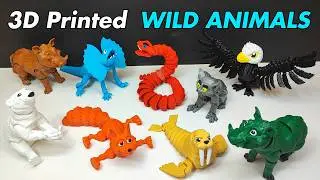 3D Printed Wild Animals_The Beauty of Nature in 3D Prints