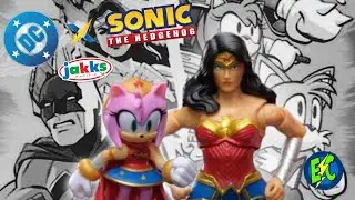DC x Соник Ёжик | Эми и Чудо-женщина | Jakks Pacific