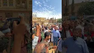 وصول الشيخ ضيف الله الضبياني و مدير امن مديرية جبن زرق عامر الى امام منزل ال البصيري باقي التفاصيل👇