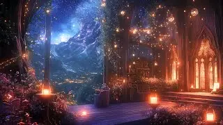 Reading in the Night Court Library | ACOTAR Inspired Ambience | Peaceful & Relaxing Fantasy Music