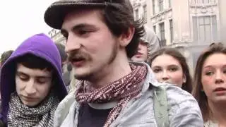 TUC protest turns violent, London, 2011