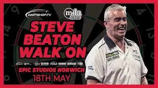 Bronzed Adonis Steve Beaton Darts Walk On In Norwich Epic Studios