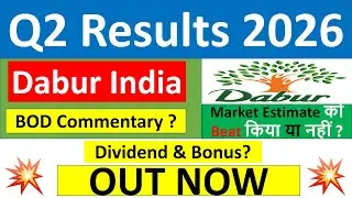 Dabur India Q2 results 2026 | Dabur results today | Dabur India Share News | Dabur Share latest news