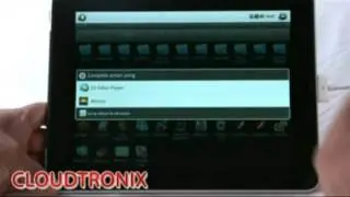 Cortex A8 Tablet Demonstration (CLOUDTRONIX)