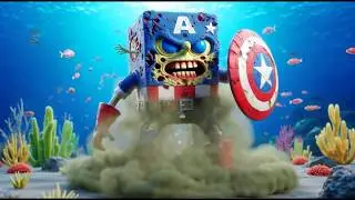 SPONGEBOB Zombies But Superheroes MARVEL Version💀