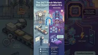 NYSE Going 24/7: They Just Gamified Insomnia #stockmarket #blockchain #youtubeshorts #shorts