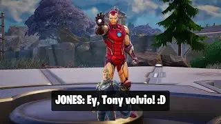 Fortnite Jones es un gran fanatico de Iron Man