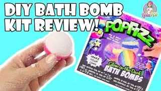 DIY BATH BOMB KIT REVIEW! PopFizz + Glow-in-the-dark + Rainbow bath bomb pretend play!