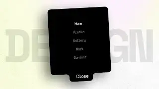Floating menu interaction using Figma prototype #figmaprototype