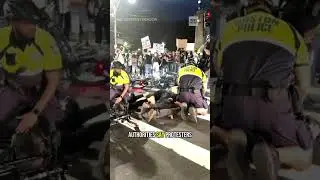 13 arrested, 4 Boston police officers hurt in violent pro-Palestinian protest