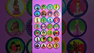 Фишки Barbie из 90х #pogs #barbie #collection #doll #обзор  #барби90х #beautiful #vintagdolls