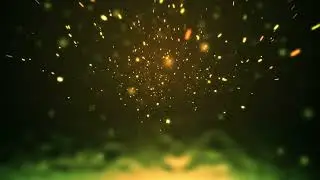 Golden Embers: Cinematic Particle Flow & Ambient Light Leak 4K