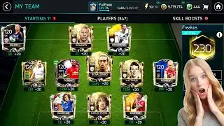 230 OVR !! OMG THE HIGHEST OVR Squad in Fifa Mobile 18 !! (built on FifaRenderz app)