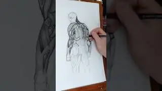 Drawing ULTRON 🤖 ..To AKON 🎶 SOUL SURVIVOR 🤔 (Pt 6) #shorts #art #marvel #avengers #ink #ultron