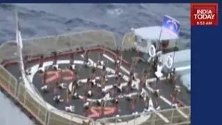 Indian Navy Conducts Yoga Session On Warship At Sea
