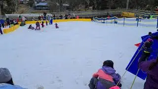 snow playing at Corin Forest