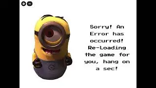 Testing the scary error screen in Despicable Forces