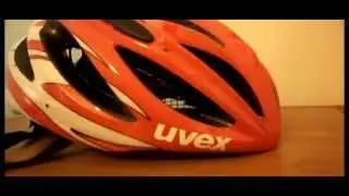 UVEX BOSS RACE ADJUSTABLE LIGHTWEIGHT ROAD BIKE BICYCLE HELMET REDWHITE SIZE 52 56cm