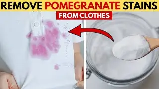 How to Remove Old Pomegranate Stains from White & Colored Clothes