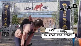 Ультрамарафонка Люси Шоделл бежит Моаб 240