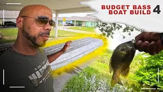 Budget Bass Boat Build Part 4 : Blue Fillets & Sanding