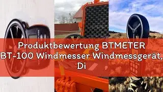 Produktbewertung BTMETER BT-100 Windmesser Windmessger&auml;t, Digitales Anemometer mit Temperatur(℃/℉),