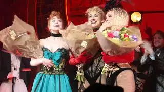 moulin rouge broadway - bows - january 26th, 2025 (kaitlin, nicci, & sophie last show)
