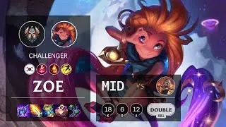 Zoe Mid vs Qiyana - KR Challenger Patch 10.25