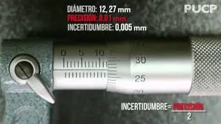 PUCP - Física 1: Determinación del volumen de un cilindro aplicando la teoría de incertidumbres