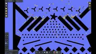 Huge emoticons VS emojis race on algodoo #algodoo #emoji #race