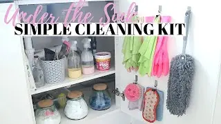 UNDER THE SINK ORGANISATION UK | KITCHEN SINK ORGANISATION & MINIMALIST CLEANING KIT